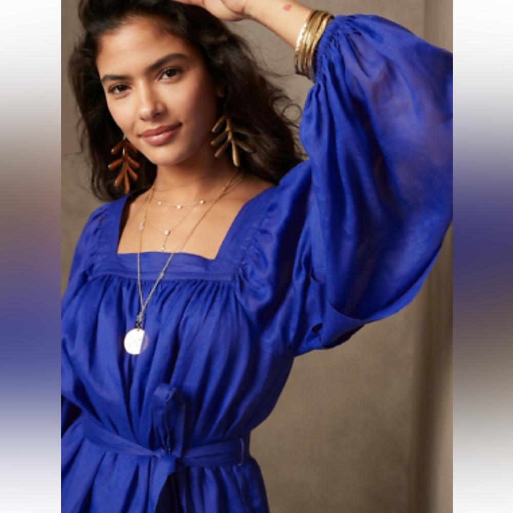 NWT Banana Republic Ramie Midi Dress